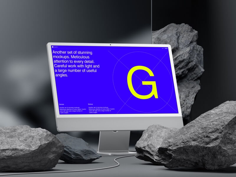 G-Mockups: iMac 24", 08