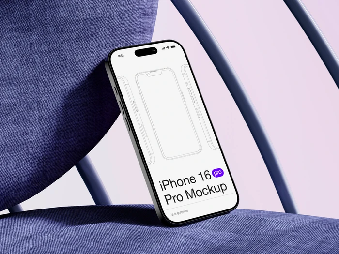 iPhone 16 Pro Leaning on Chair