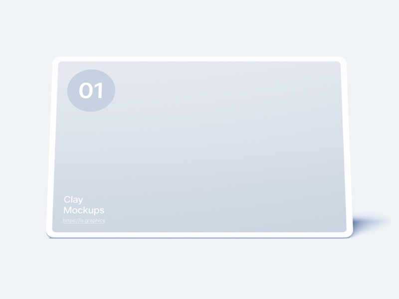 Monitor Clay Mockups, 10