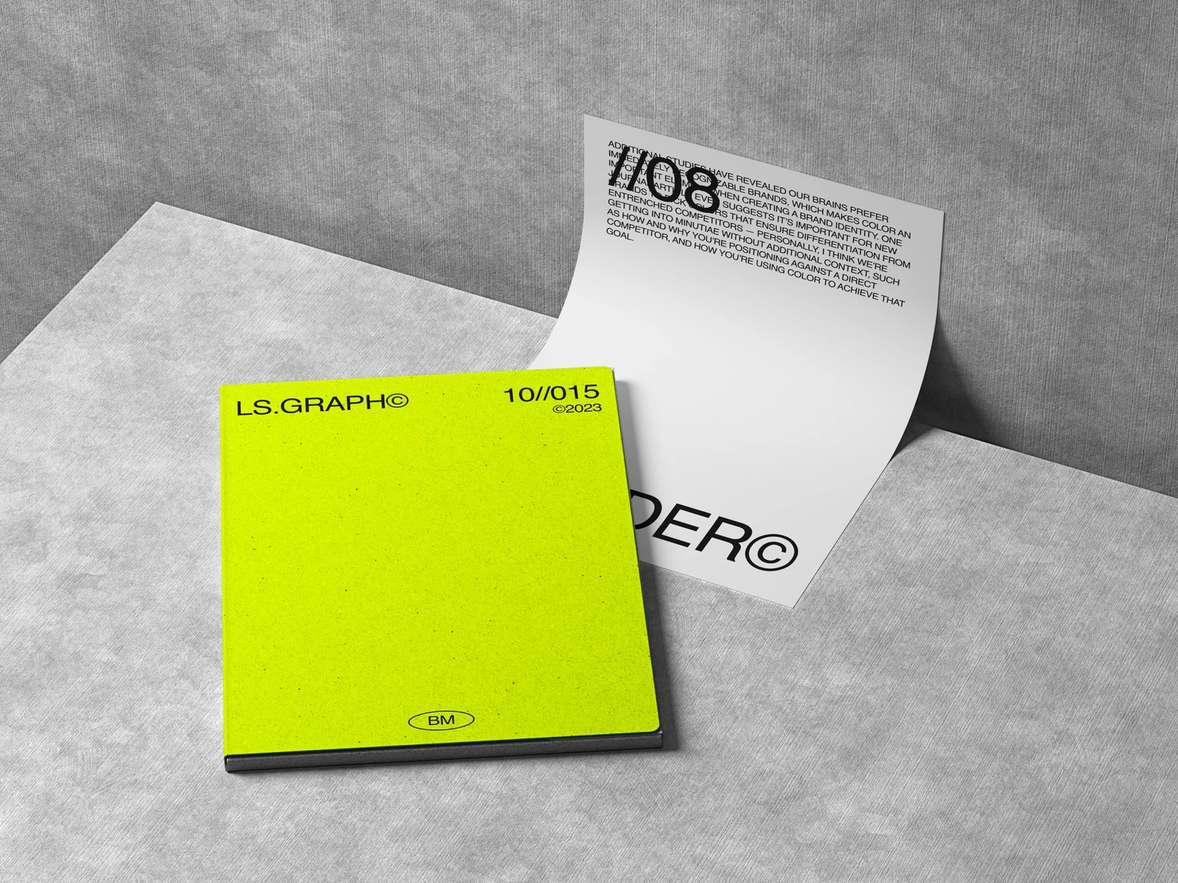 Kander, Curved Paper Mockup and Folder Mockup, EU 15 1