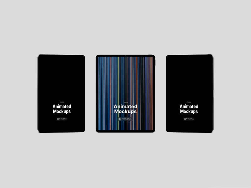 iPad Pro Animated Mockups