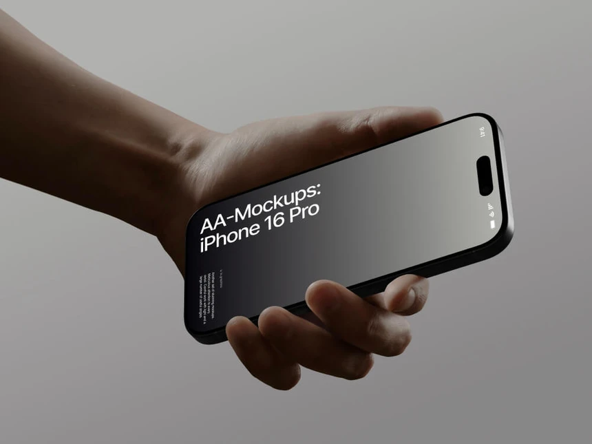 AA-Mockups: iPhone 16 Pro 5