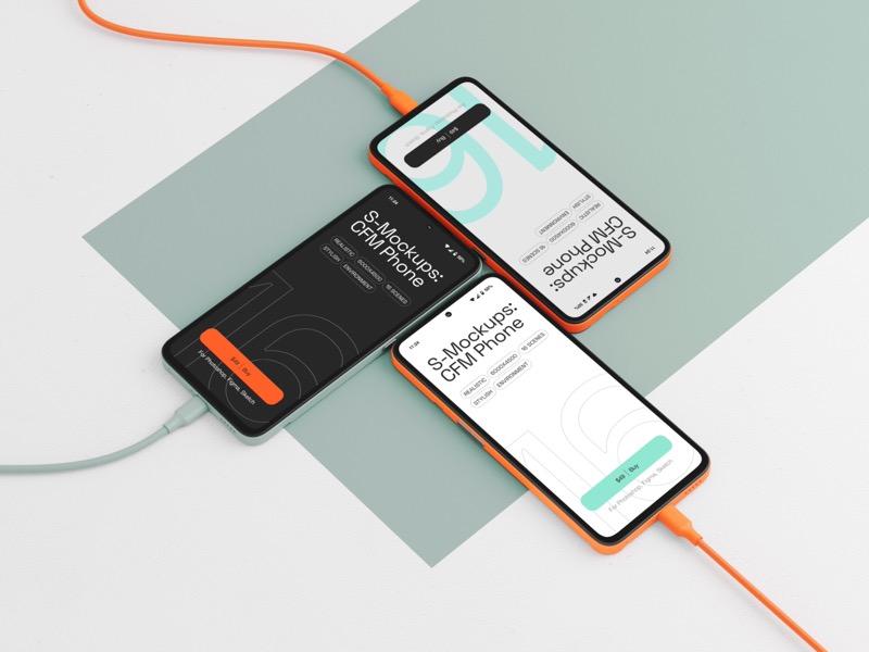 S-Mockup, CMF Phone Mockup, Scene 13
