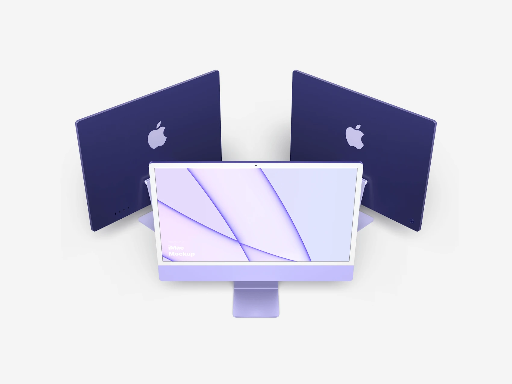 iMac 24-inch Mockups, 15 1