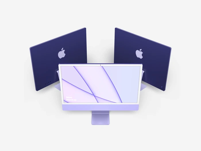 iMac 24-inch Mockups, 15