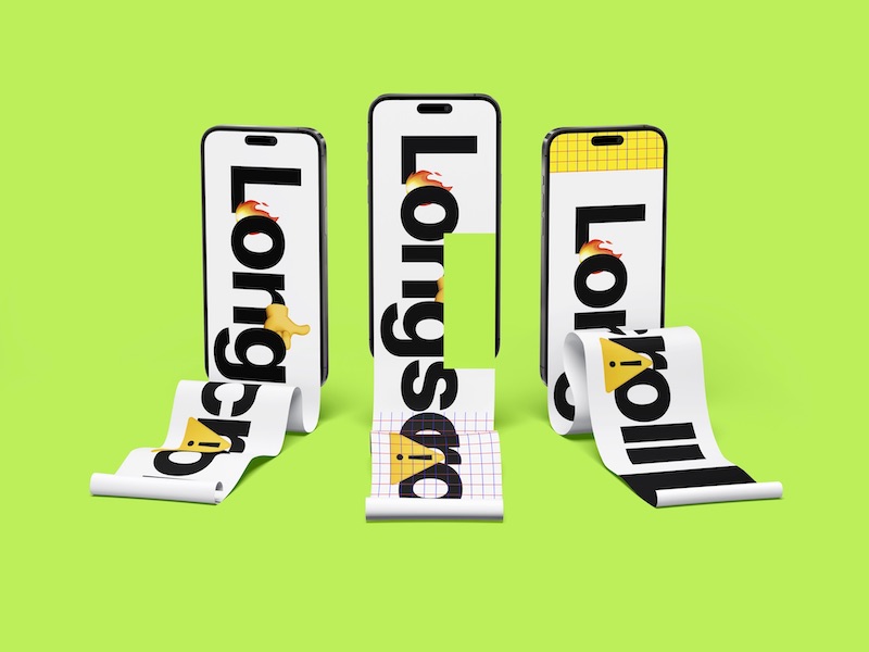 iPhone 14 Pro Longscroll Mockup #8