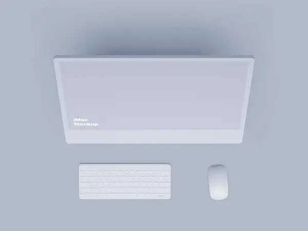 iMac 24-inch Clay Mockups, 10