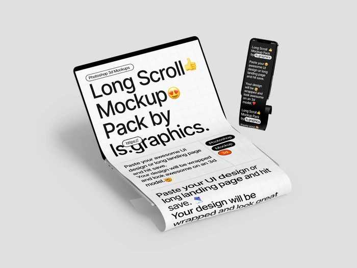Long Scroll Mockups, 10