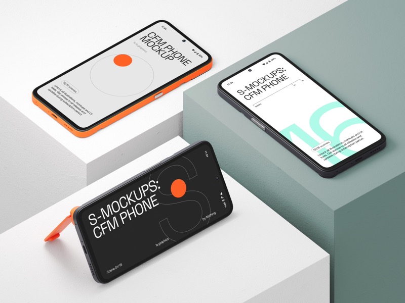 S-Mockup, CMF Phone Mockup, Scene 12