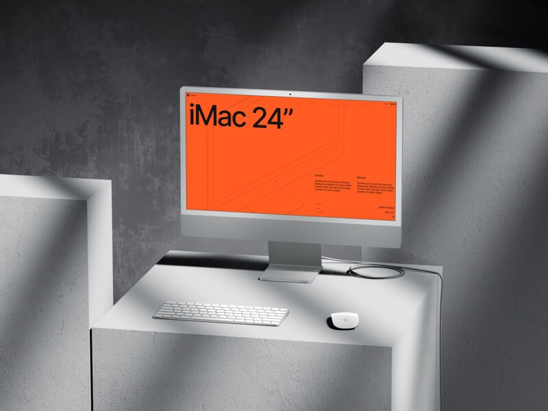G-Mockups: iMac 24", 16