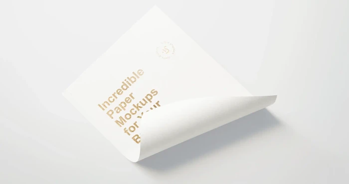 Branding Paper Mockup [PSD]
