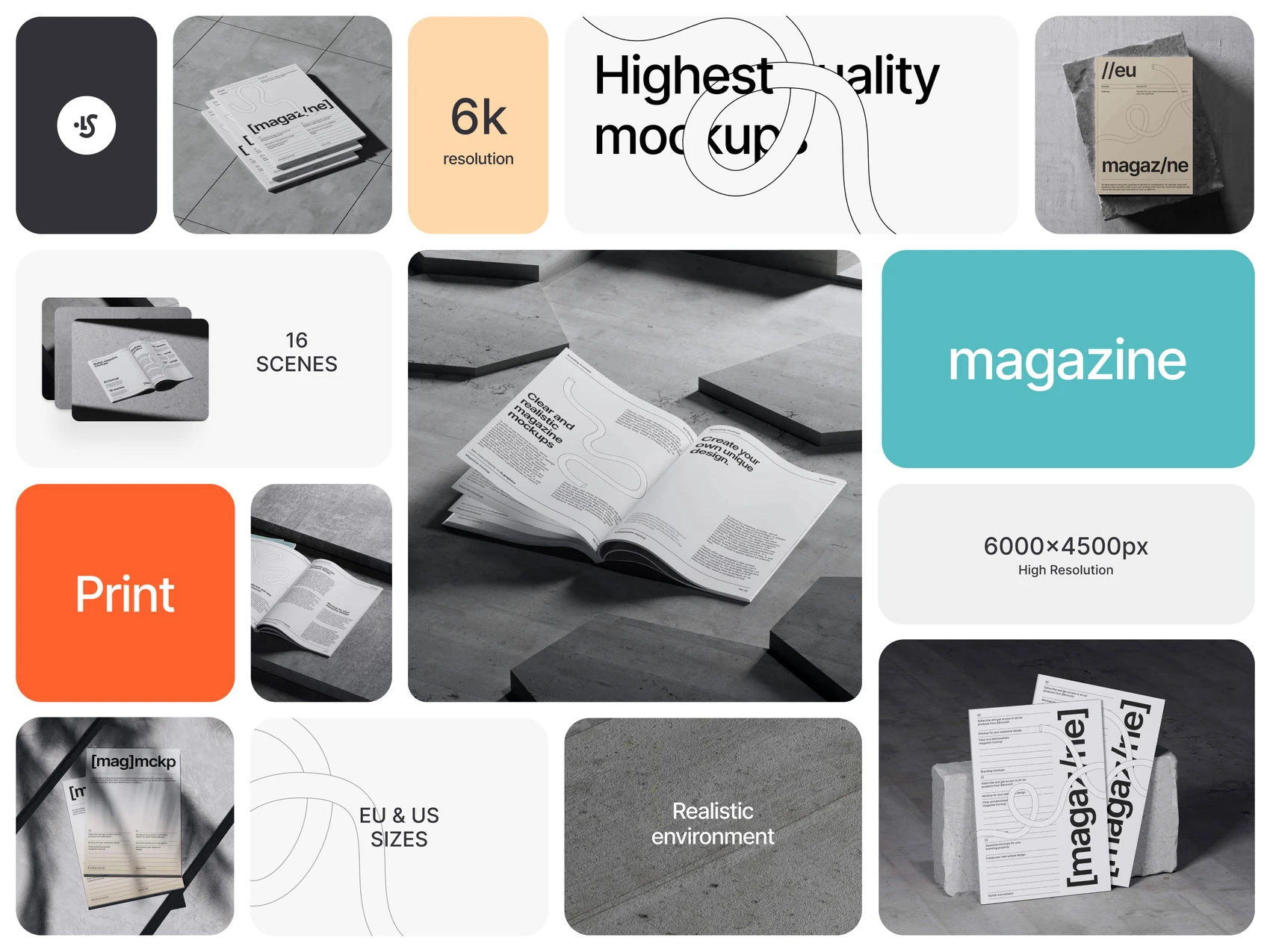 Bode, Magazine Mockups 2