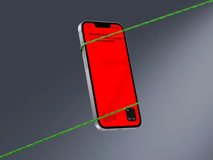 Z-Mockups, iPhone 16e, Scene 03