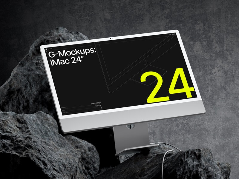 G-Mockups: iMac 24", 09