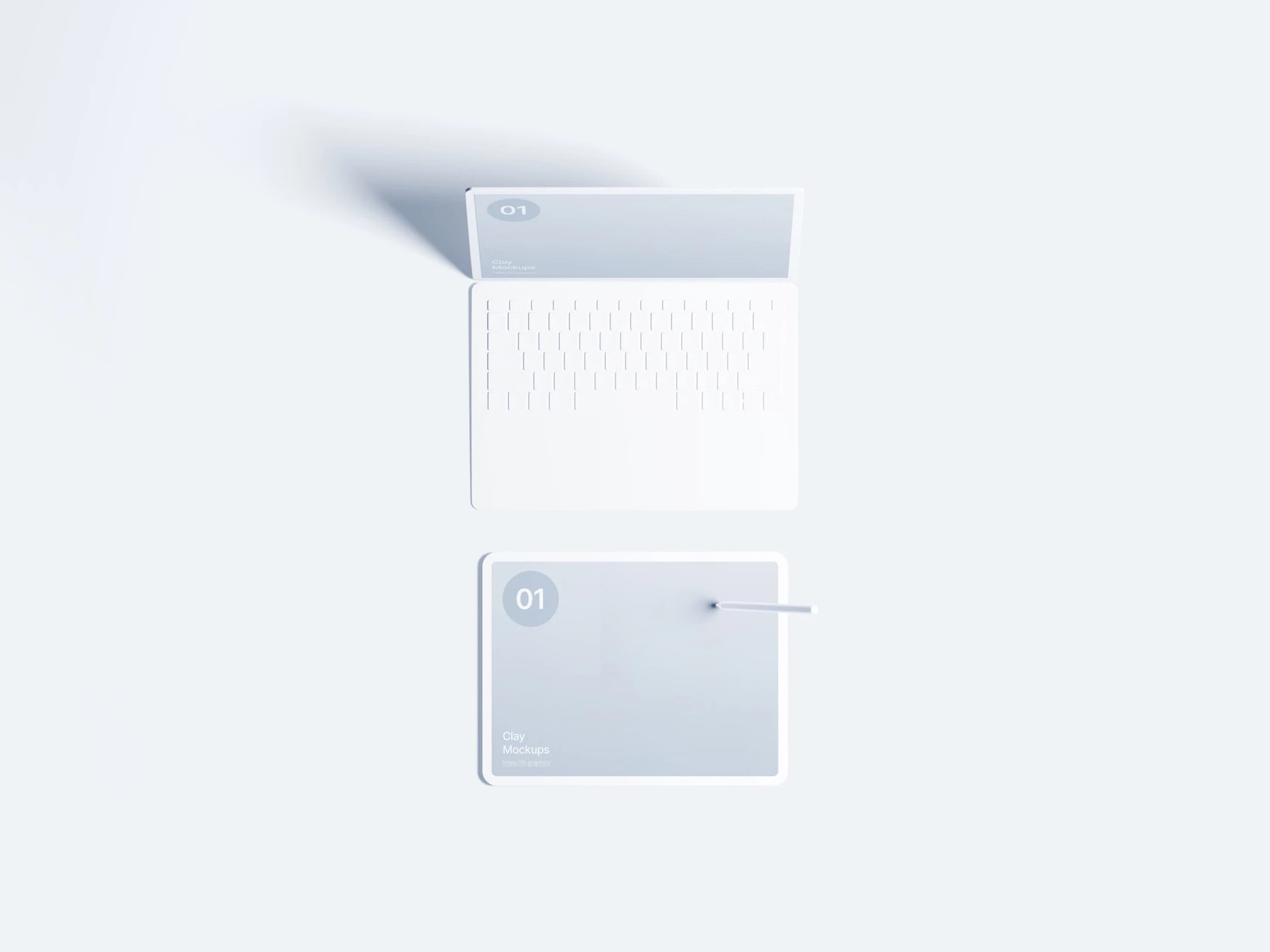 iPad Clay Mockups, 04 1