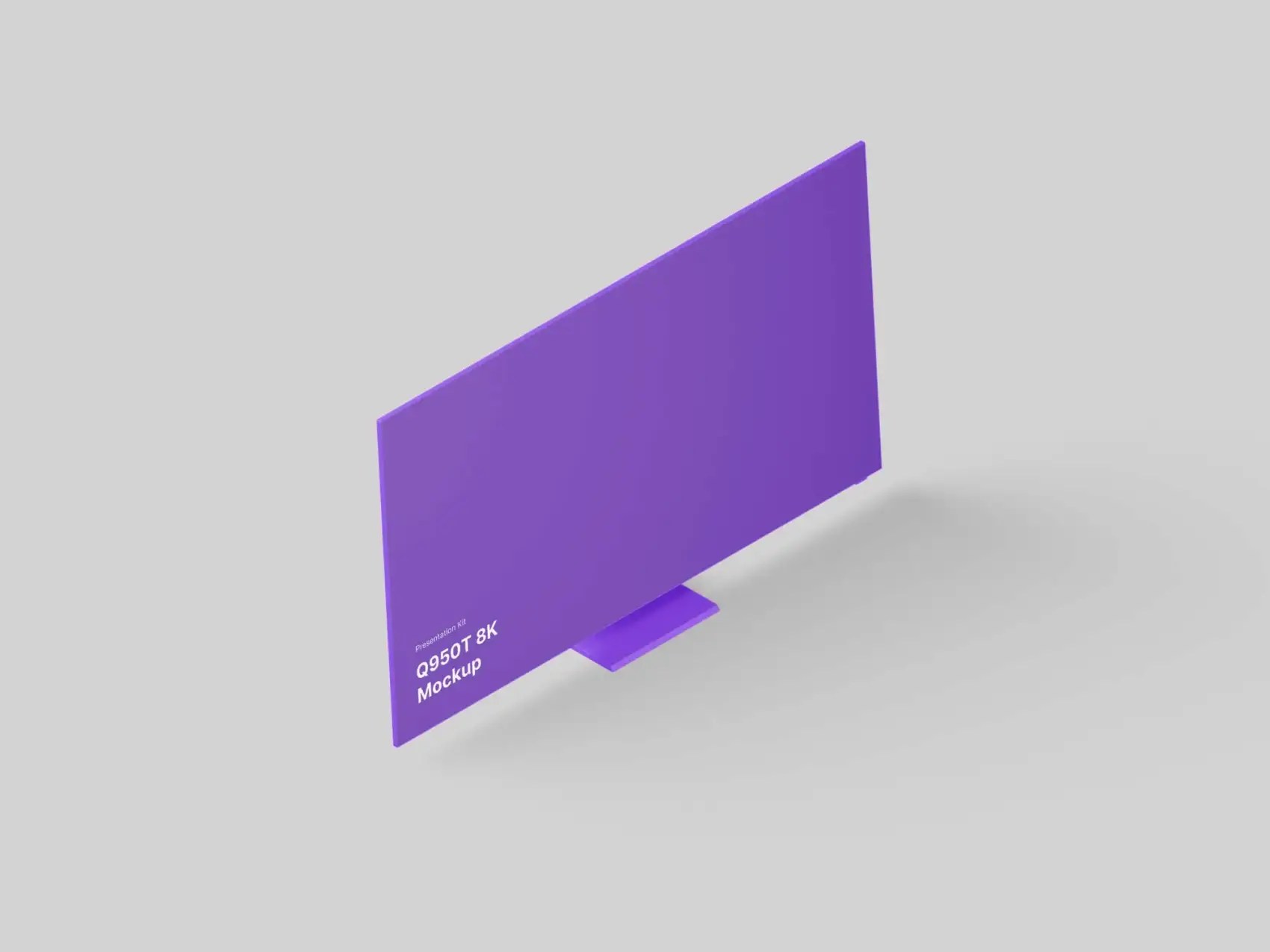 Samsung TV Mockup (Q950T 8K) 48