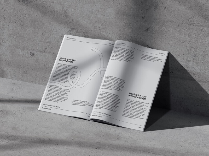 Bode, Magazine Mockup, EU, 13