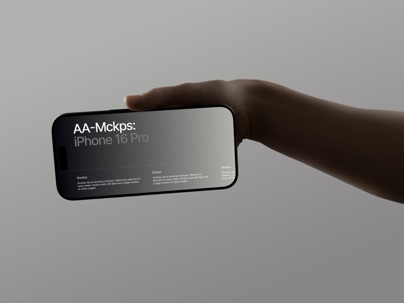 AA-Mockups: iPhone 16 Pro, Scene 19