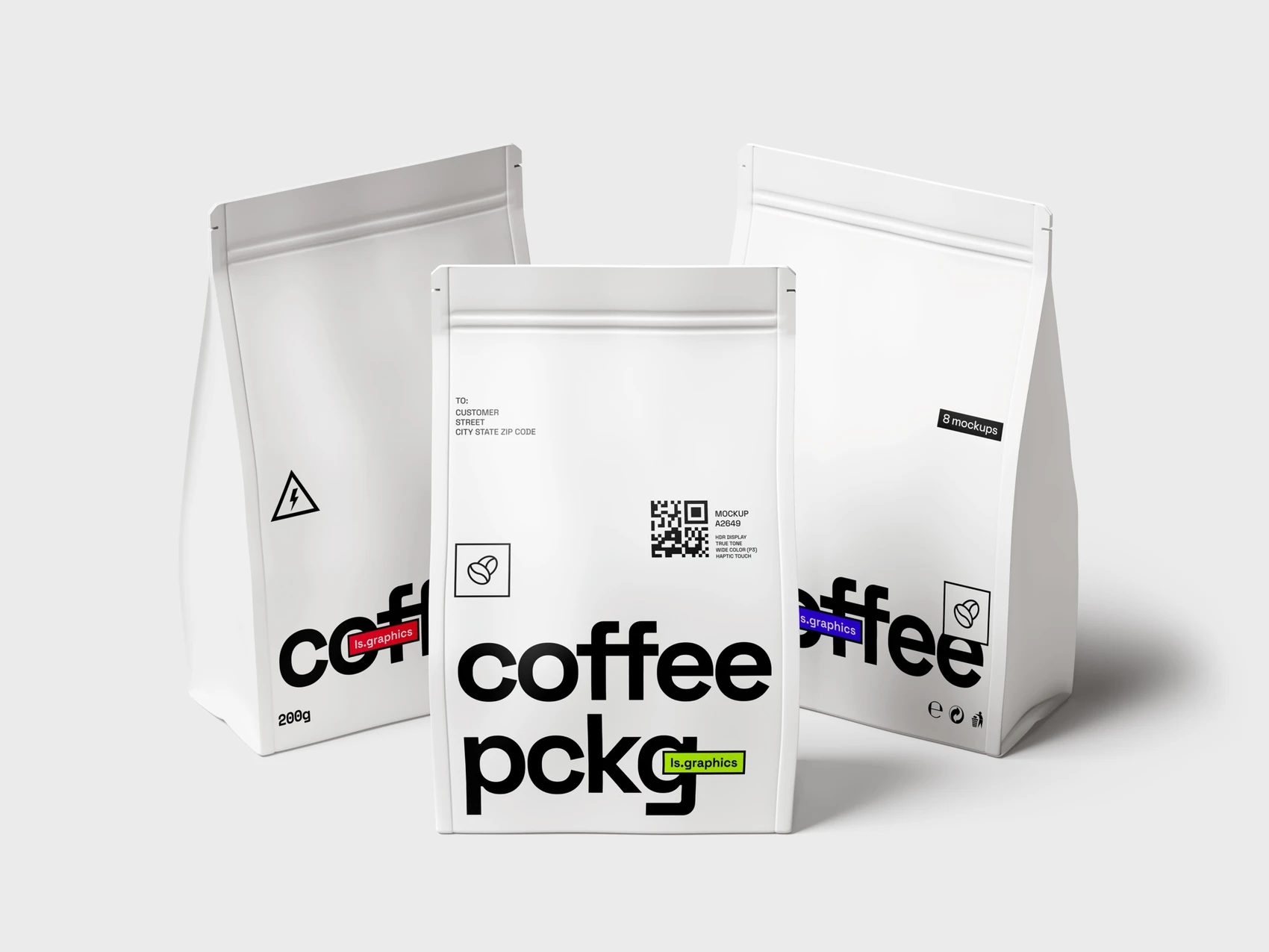 Coffee Bag Mockups, Scene 08 1