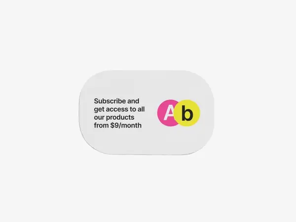 Glossy Sticker Mockup, Scene 11