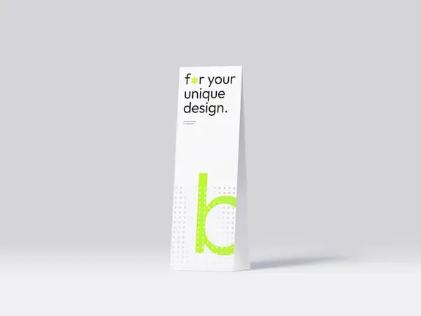 Minimalistic A-Frame Banner Mockup, Isolated, 07