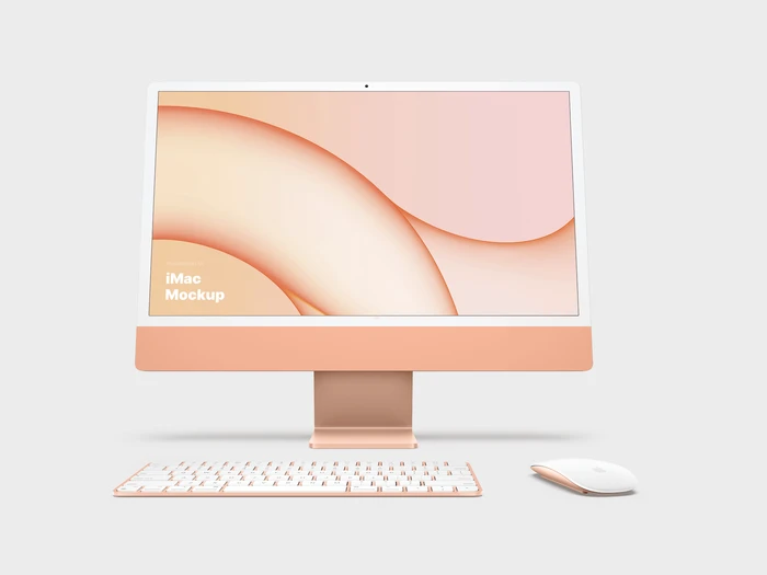 iMac 24-inch Mockups, 03