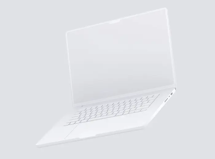 Free MacBook Pro 16 inch Mockup