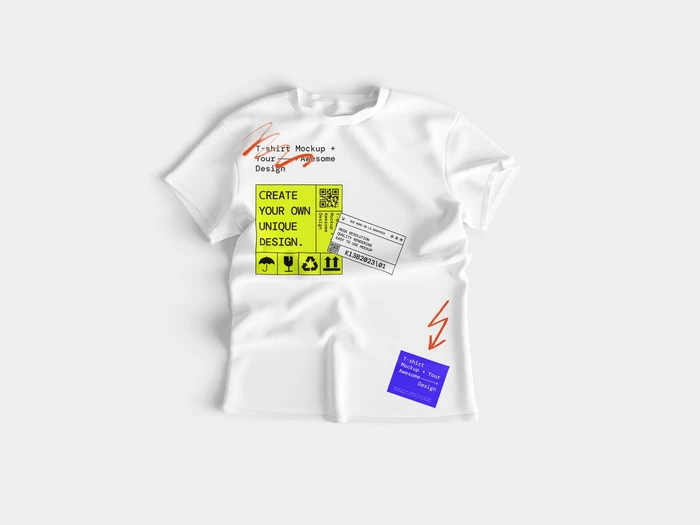 T-Shirt Mockup, Style 03, 07