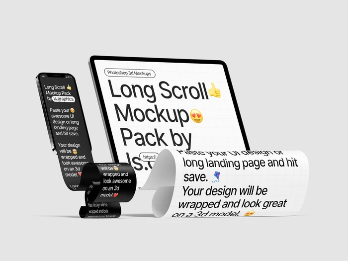 Long Scroll Mockups, 13