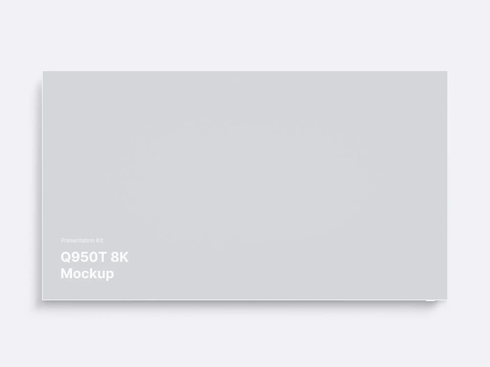 Samsung TV Mockup (Q950T 8K) 26