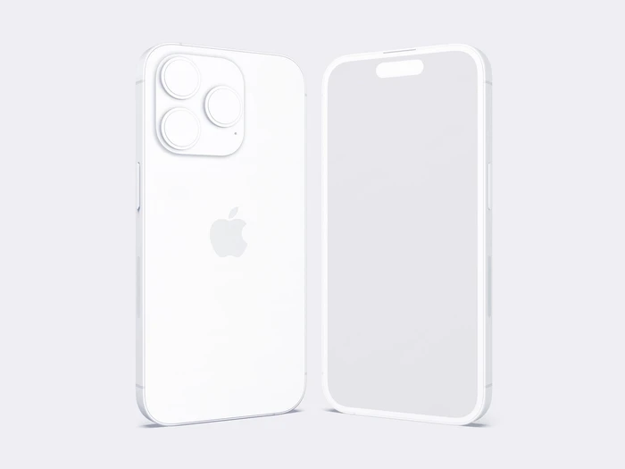 iPhone 14 Pro Clay Mockup, 19