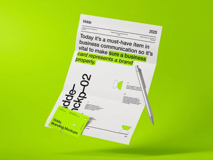 Vidde, Branding Mockups 9