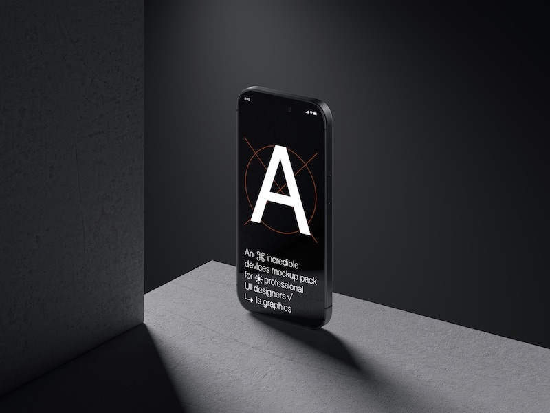 A-Mockups: iPhone 14 Pro, 03