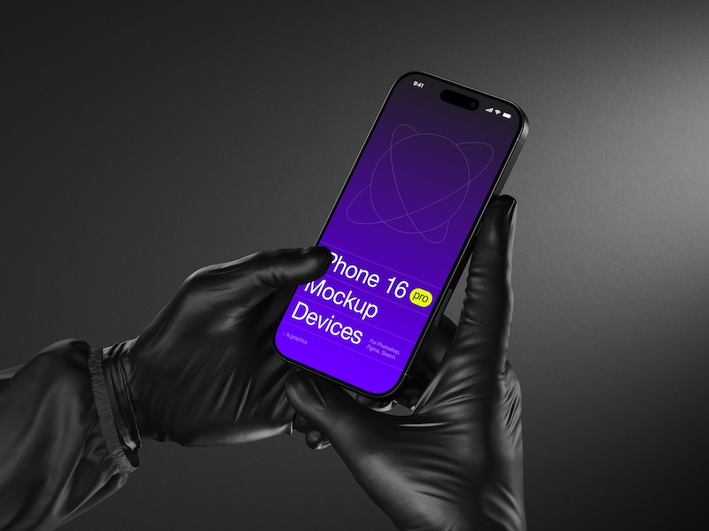T-Mockups: iPhone 16 Pro Mockups, 7