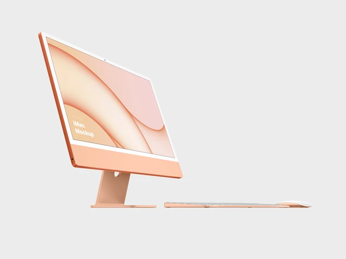 iMac 24-inch Mockups, 02