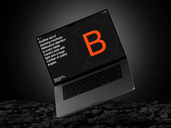B-Mockups: Macbook Pro, 05