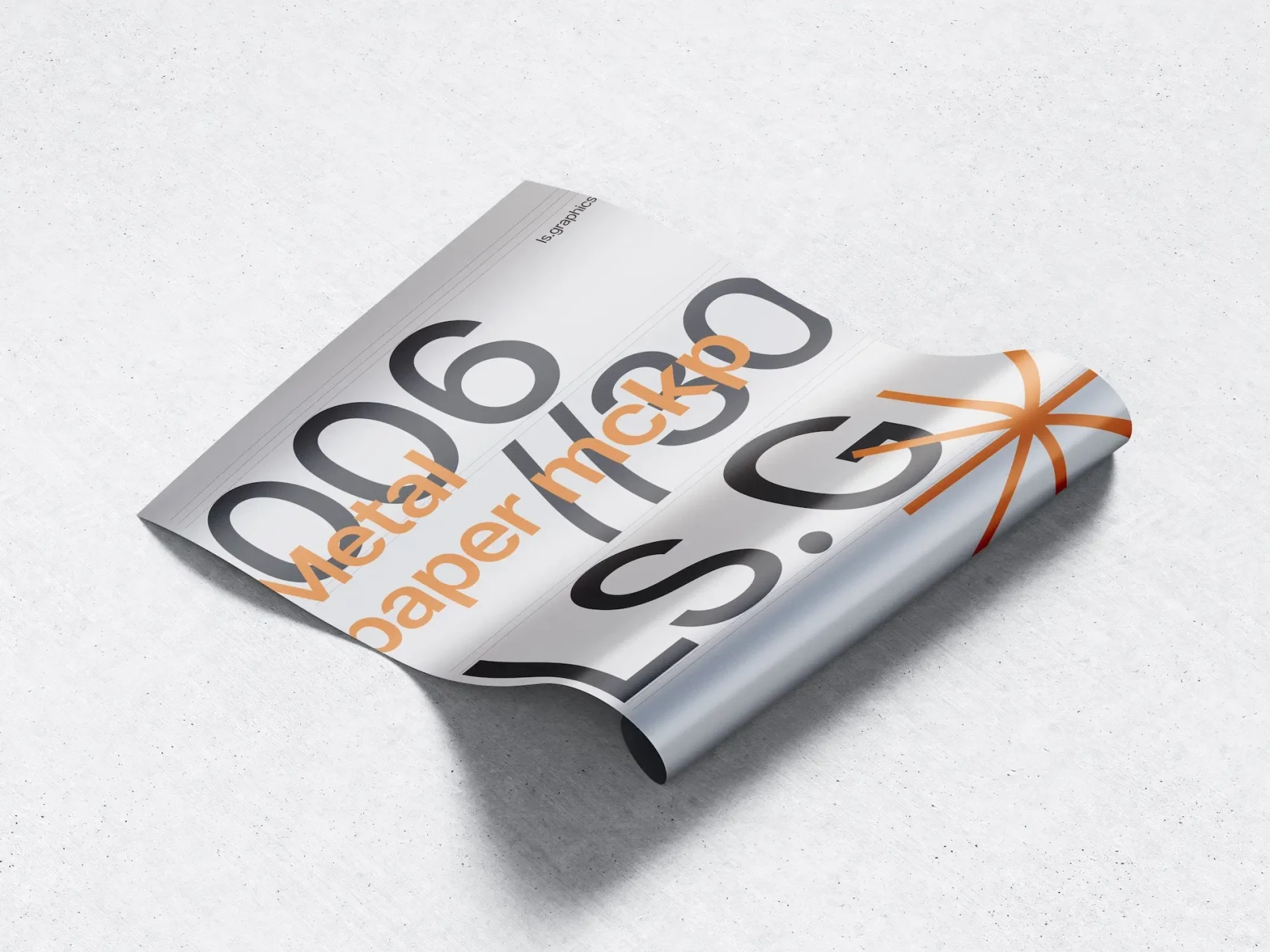 Metallic Paper Mockups 3