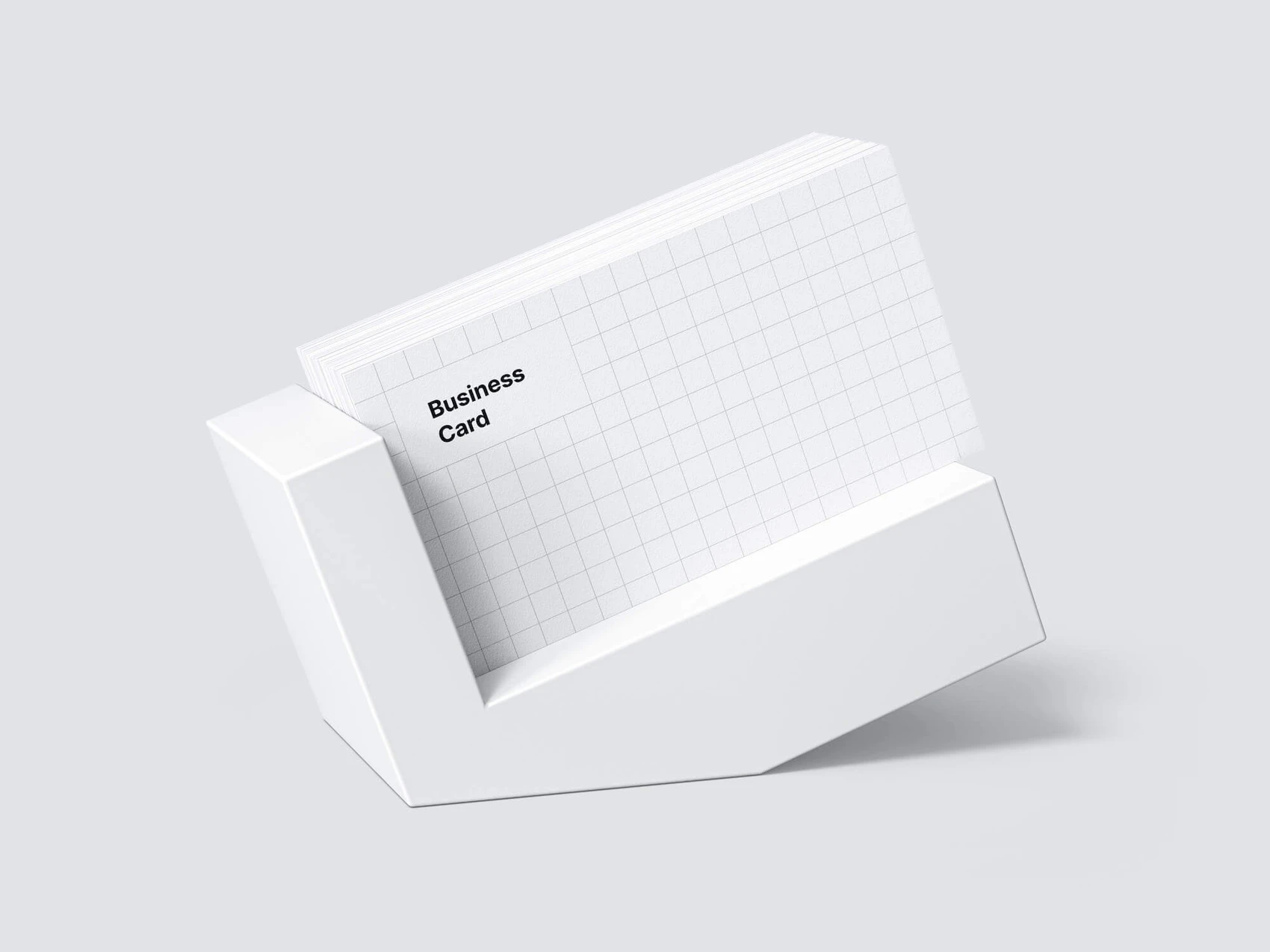 Business Card Mockup, US-Angled, 10 1