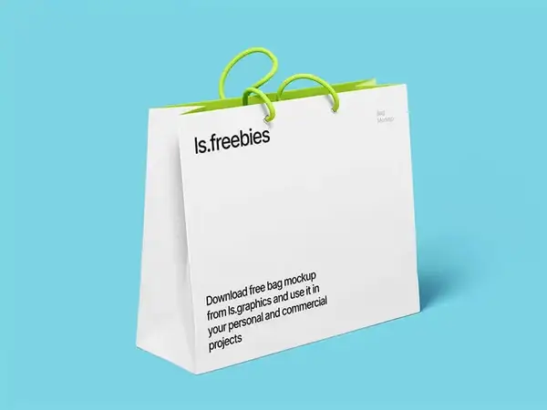 Free High Resolution Bag Mockup