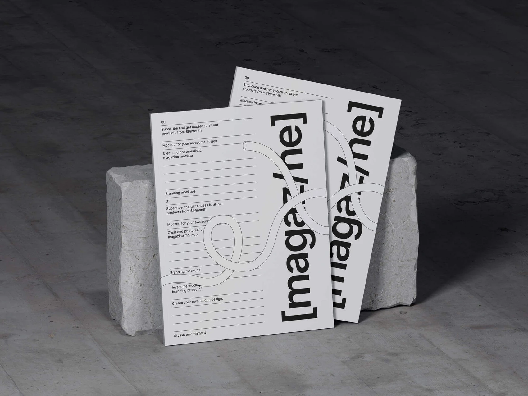 Bode, Magazine Mockups, US, 16 1