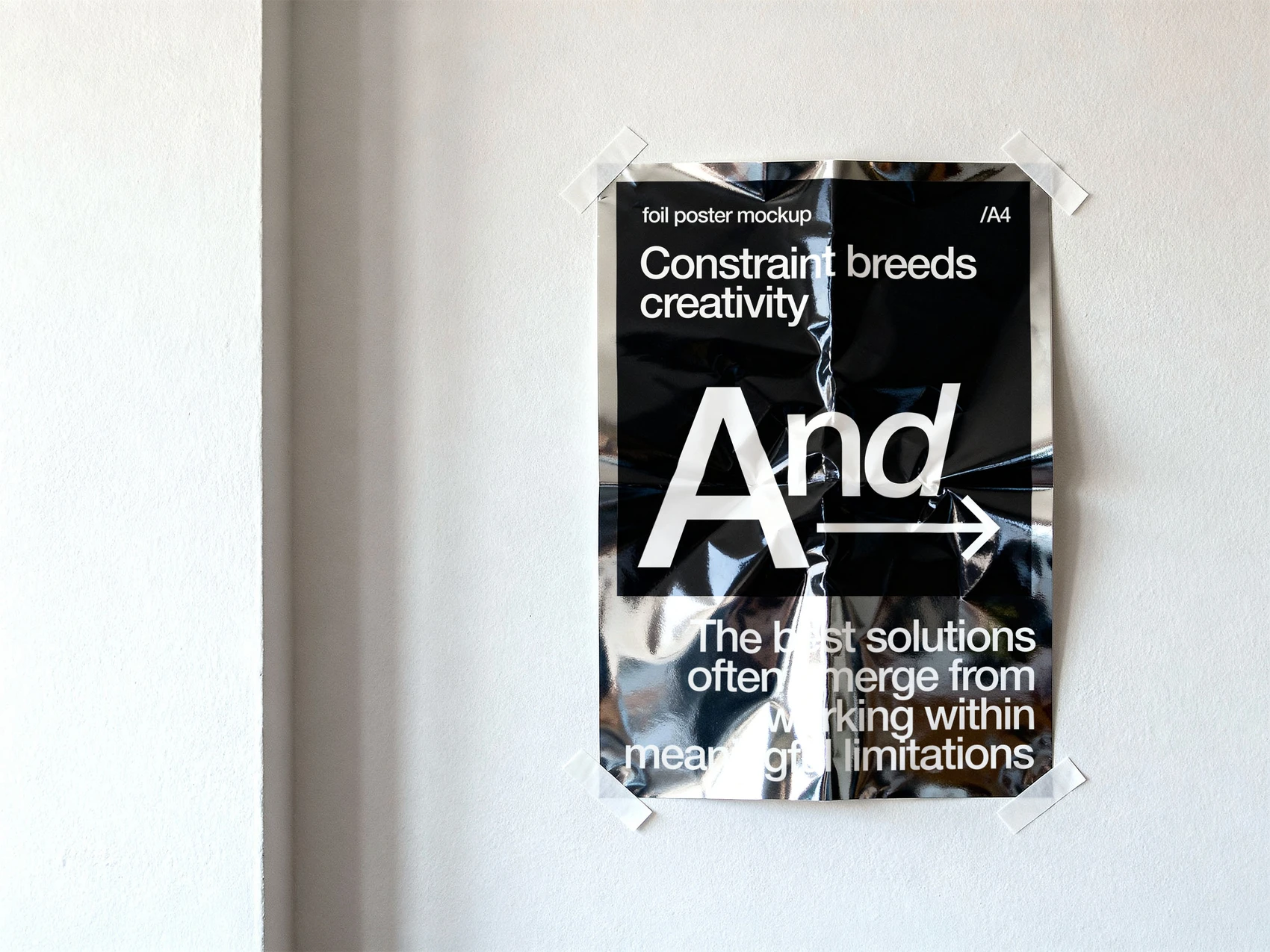 Foil Poster Mockup 1