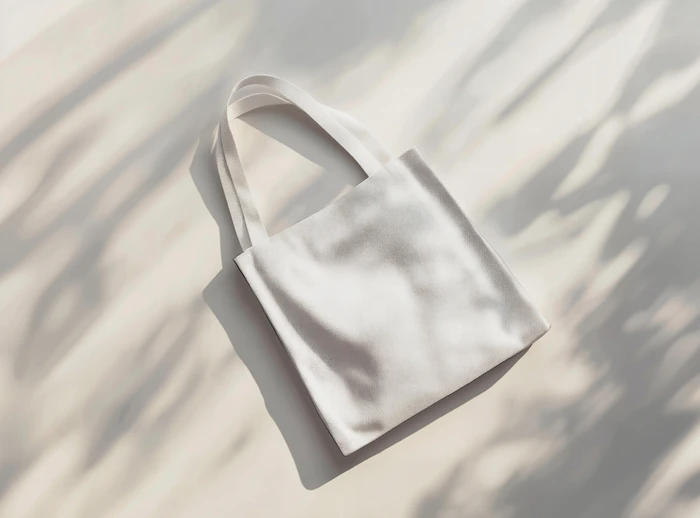 Free Tote Bag Mockup on the Floor
