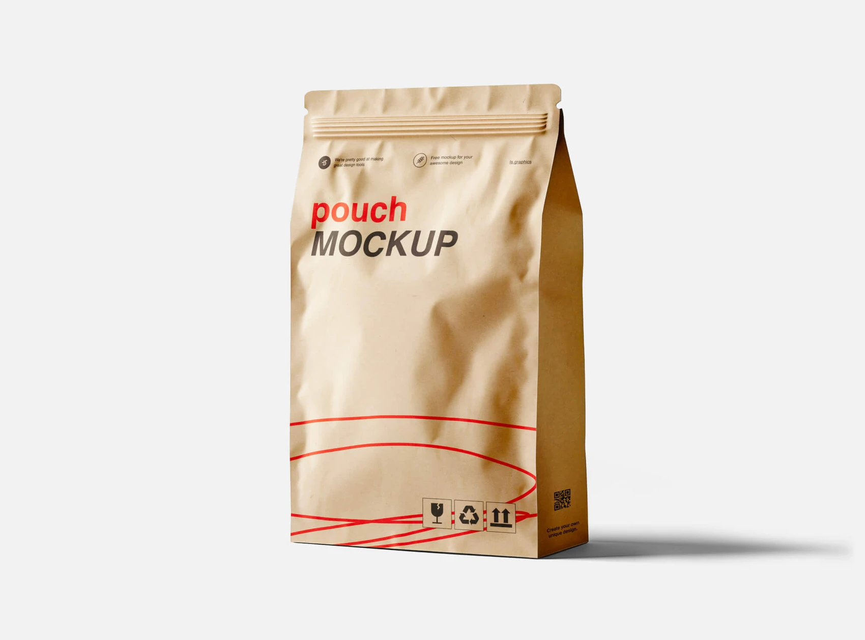 Free Minimalistic Pouch Mockup 1