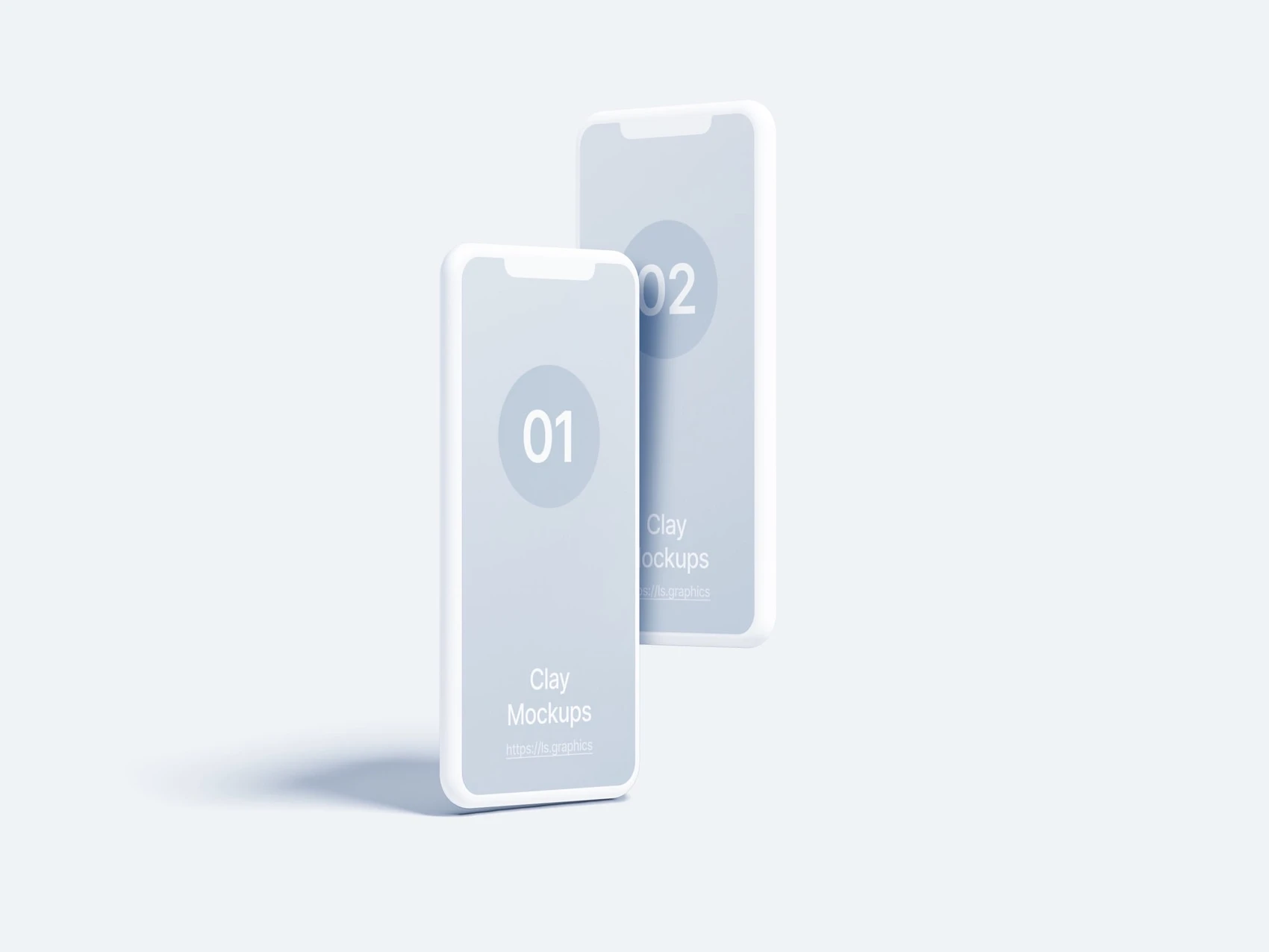 iPhone Clay Mockups, 03 1