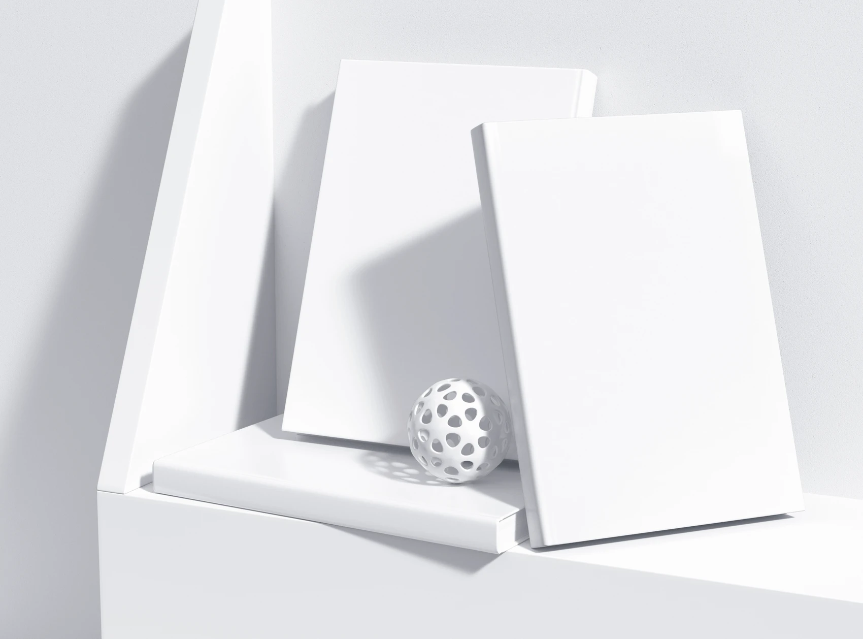 Free 3 Book Mockup 2