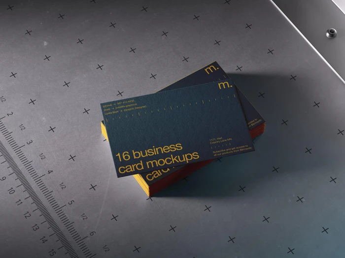 Ayon, Business Card Mockups, EU, 11