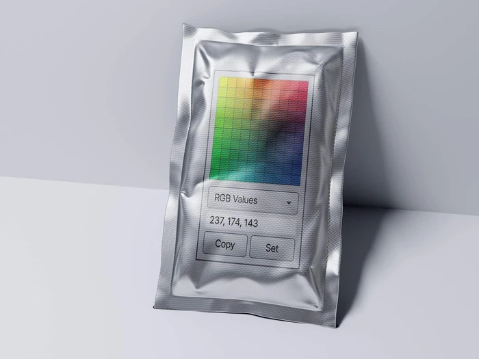 Metallic Packaging Mockup, 04
