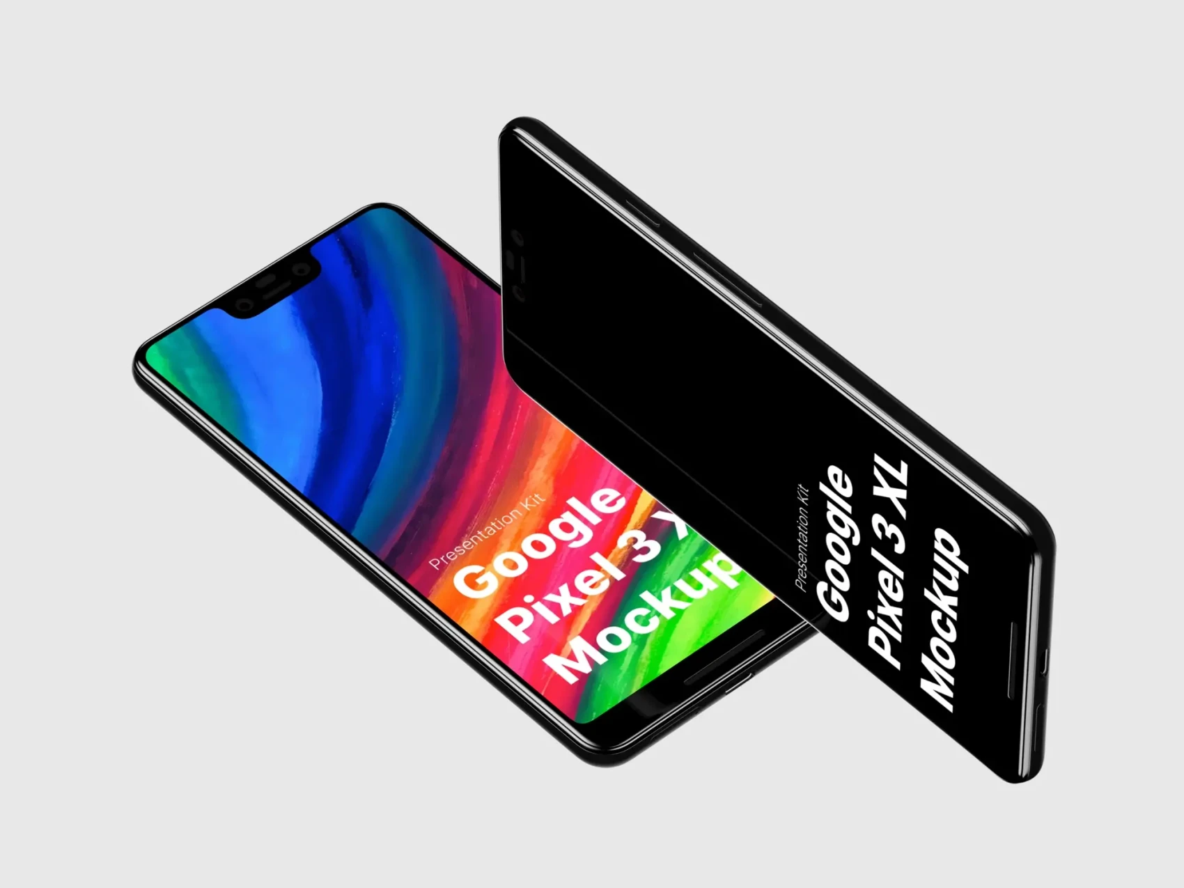 Google Pixel 3, Google Pixel 3 XL Mockups 16