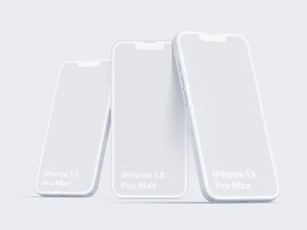 iPhone 13 Pro Clay Mockups: 07