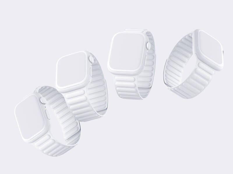 Watch Series 7 Clay Mockups, 10